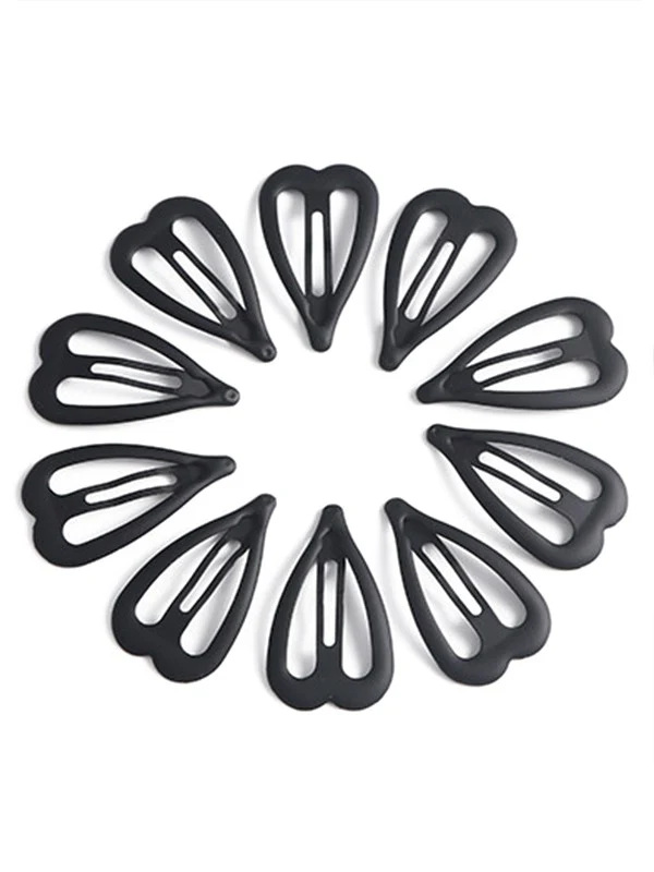 10pcs Star Pattern Hair Clip Set - Image 3