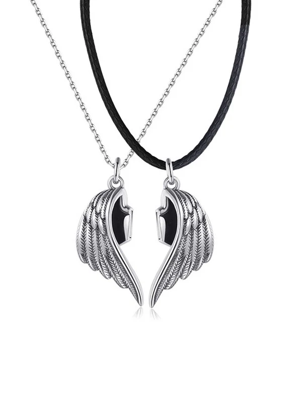 1pair Angel Devil Wing Pendant Necklaces