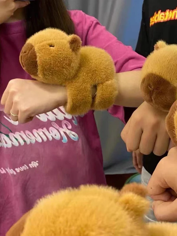 1PC Animal Plush Toy Decorated Slap Bracelet - Image 10