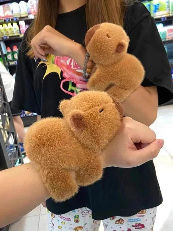 1PC Animal Plush Toy Decorated Slap Bracelet - Image 9