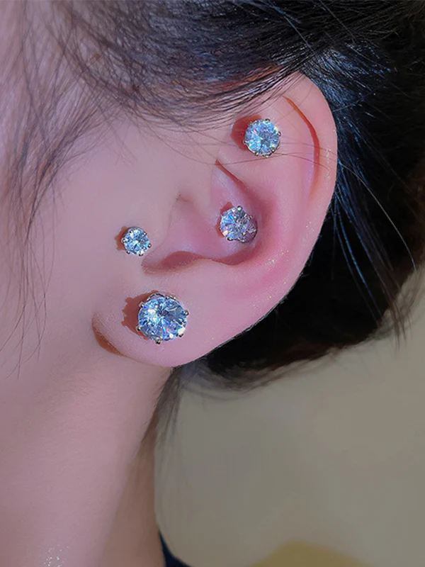 1pc Rhinestone Magnetic Earring - Image 7
