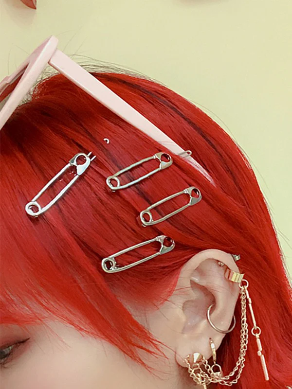 1pc Safety Pin Hair Clip - Image 2
