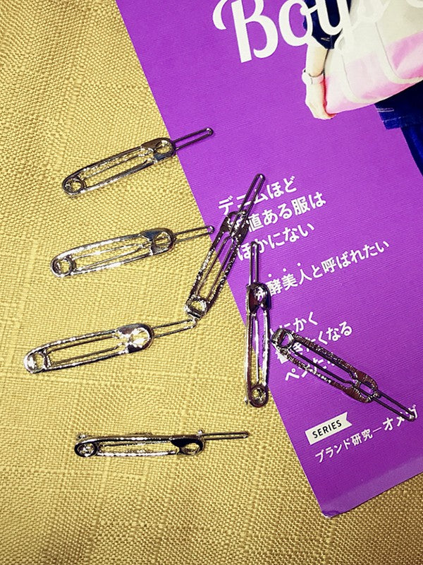 1pc Safety Pin Hair Clip - Image 4