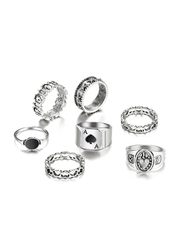 7Pcs Vintage Ring