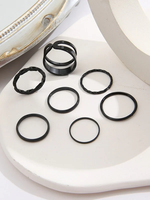 8pcs Simple Knuckle Ring - Image 7