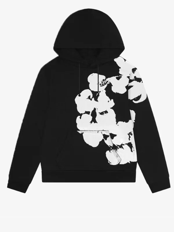 Abstract Floral Print Sweatshirts - Image 3