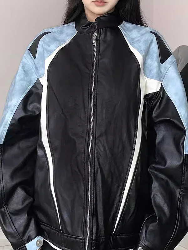 American Colour-Blocking Jacket