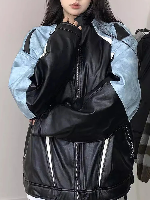 American Colour-Blocking Jacket - Image 2