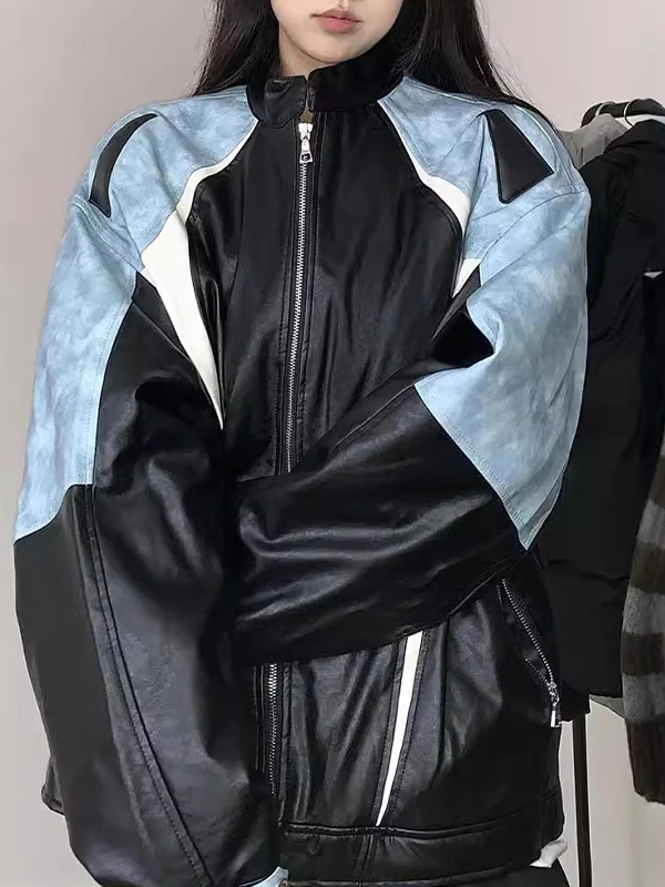 American Colour-Blocking Jacket - Image 3