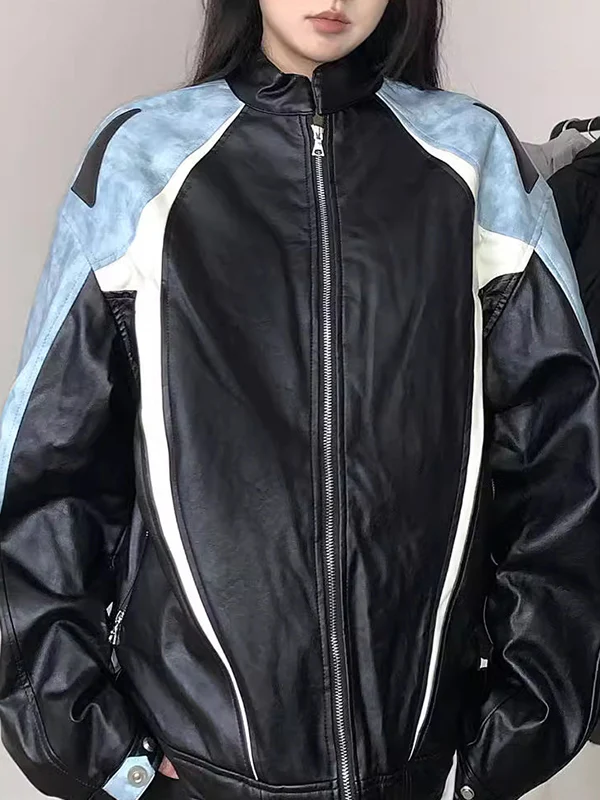 American Colour-Blocking Jacket - Image 4