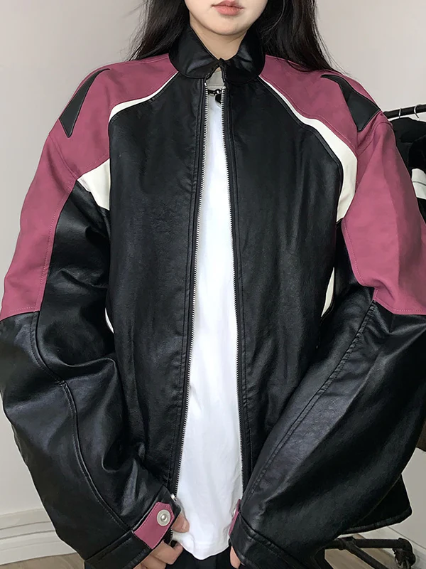 American Colour-Blocking Jacket - Image 7