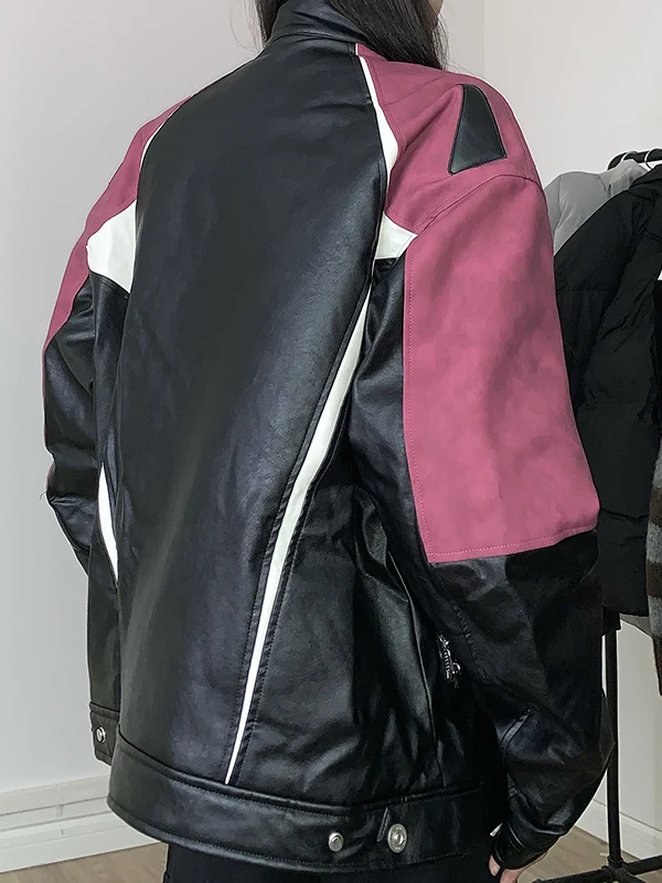 American Colour-Blocking Jacket - Image 8
