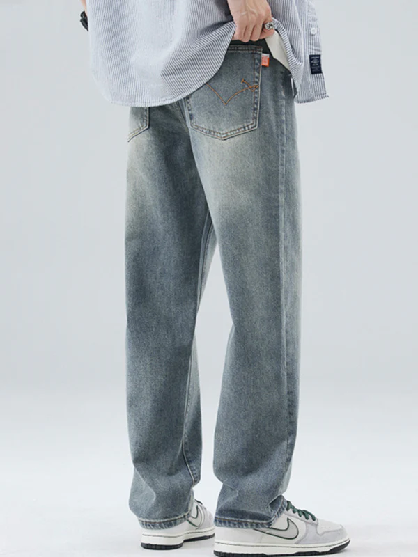 American High Street Straight Loose Jeans - Image 2