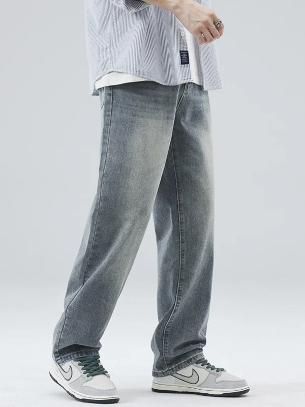 American High Street Straight Loose Jeans - Image 3