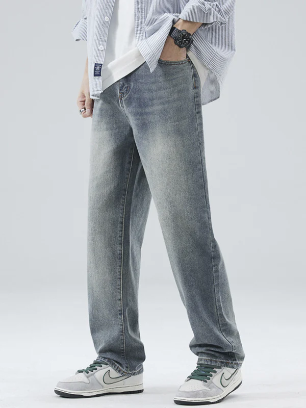 American High Street Straight Loose Jeans - Image 4