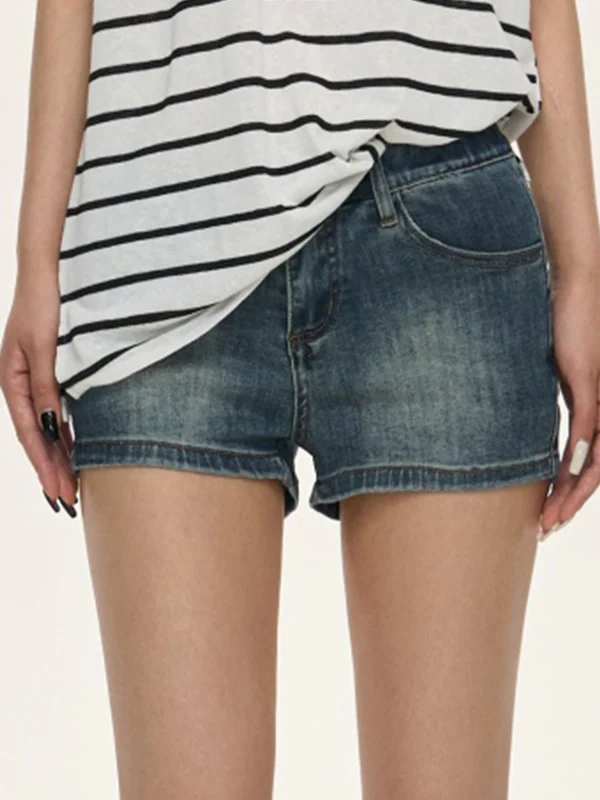 American Hottie Basics Denim Shorts - Image 2