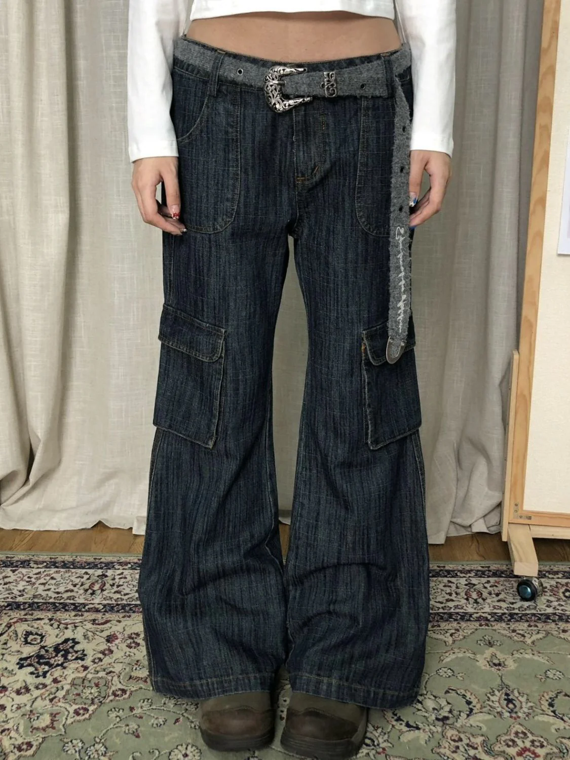 American Retro Cargo Jeans - Image 2