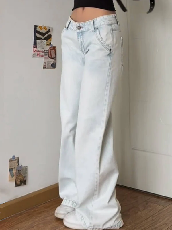 American Retro Casual Boyfriend Jeans - Image 3