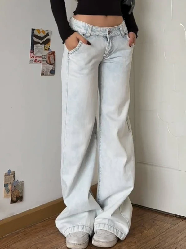 American Retro Casual Boyfriend Jeans - Image 5