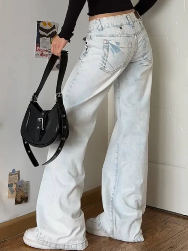 American Retro Casual Boyfriend Jeans - Image 6