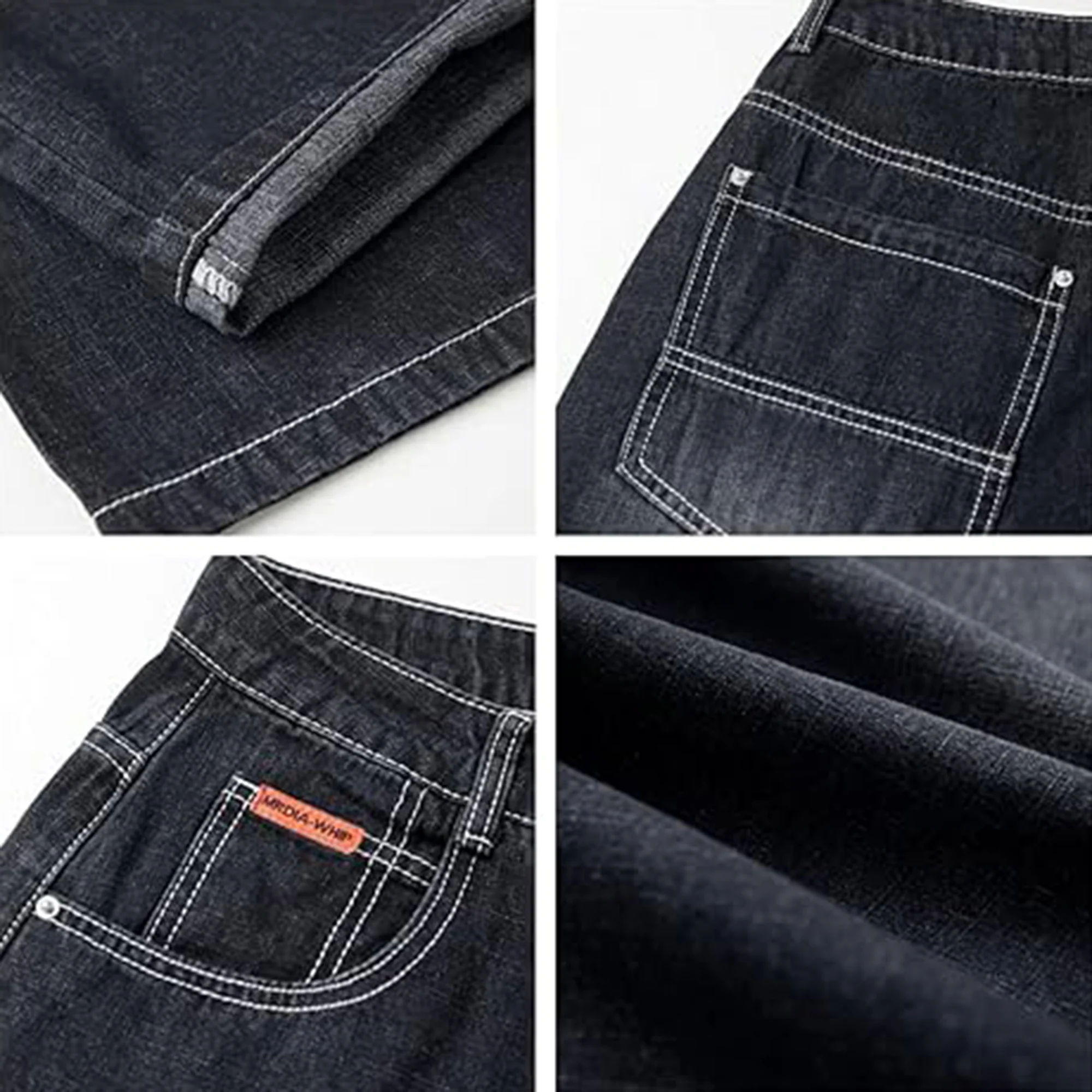 Retro Low-Rise Washed Boyfriend Jeans - Image 7