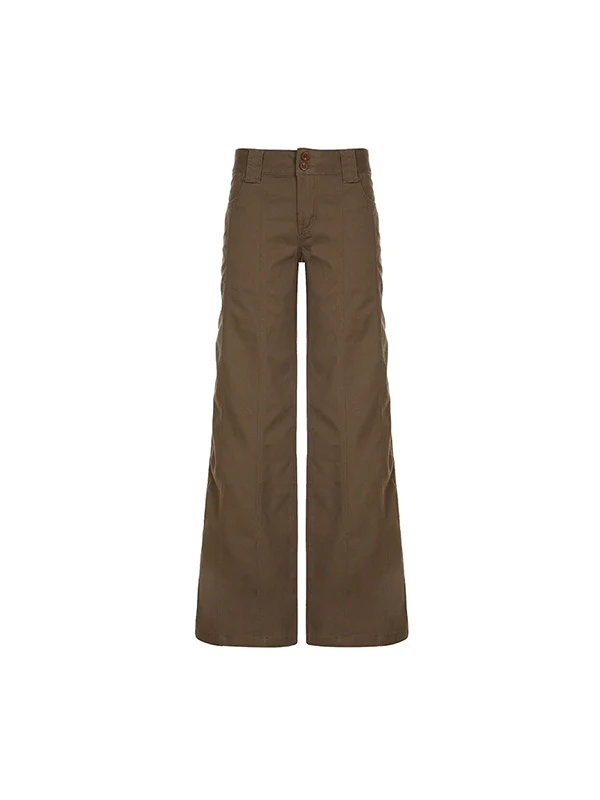 American Retro Low Waist Split Flare Jeans - Image 6