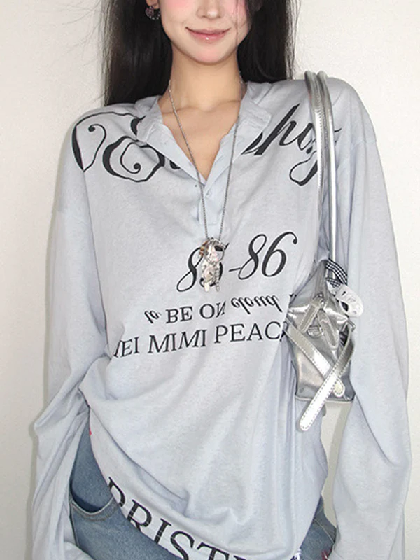 American Retro Print Long Sleeve - Image 2