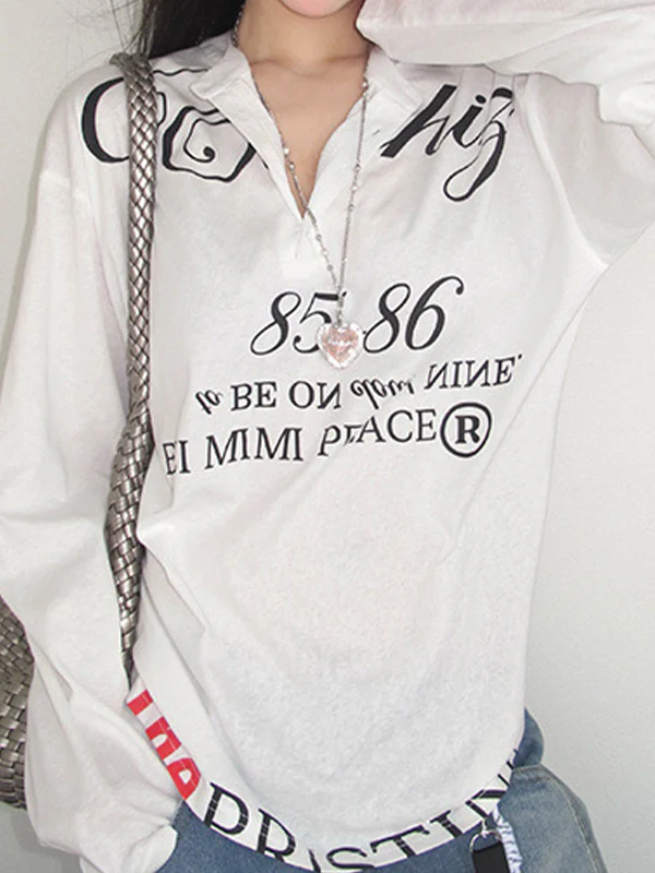 American Retro Print Long Sleeve - Image 3