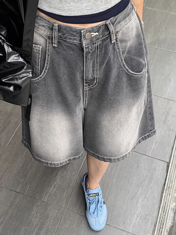 American Style Street Denim Shorts - Image 2