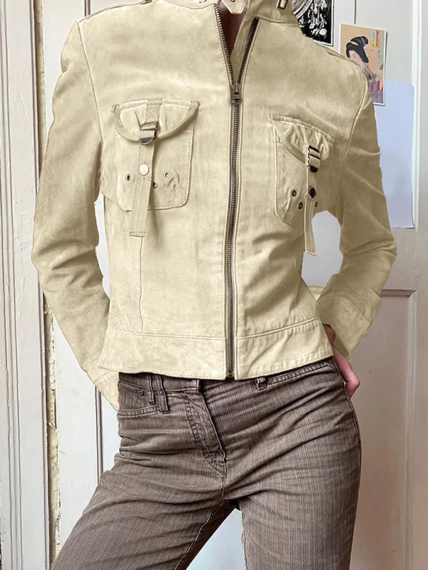 American-Style Utility Pockets Jacket - Image 4