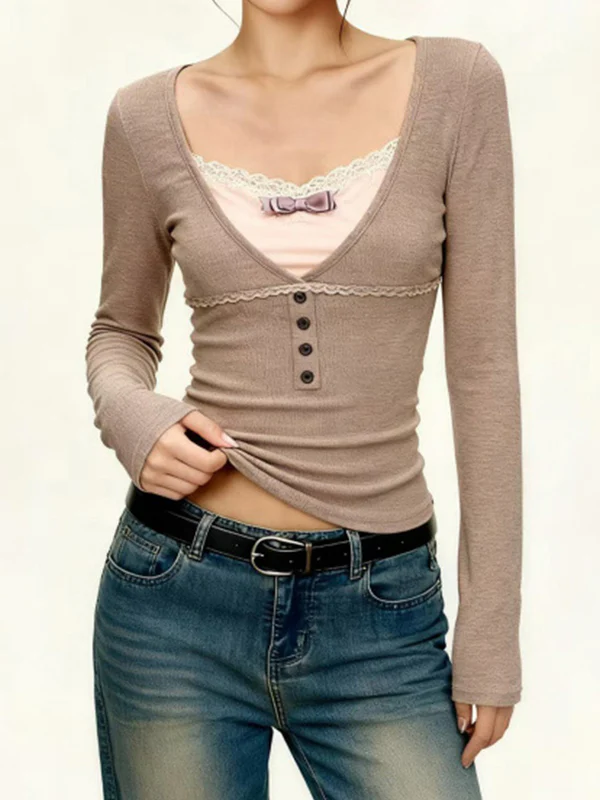 American Vintage Knit Long Sleeve