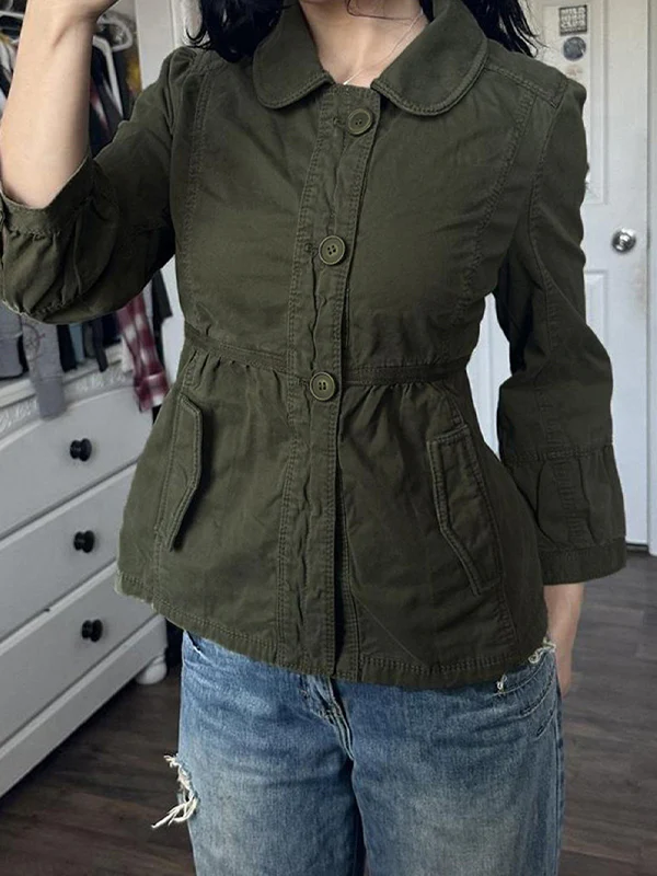American Vintage Peter Pan Collar Jacket - Image 2