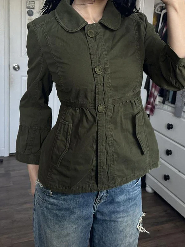 American Vintage Peter Pan Collar Jacket - Image 3
