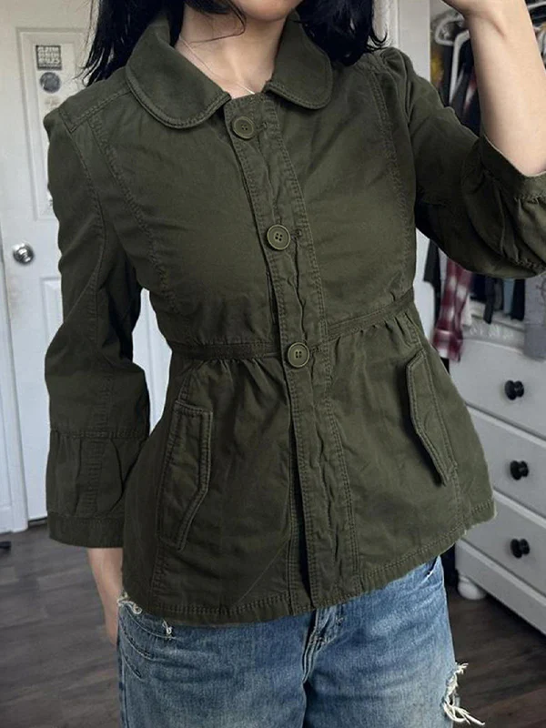 American Vintage Peter Pan Collar Jacket - Image 4