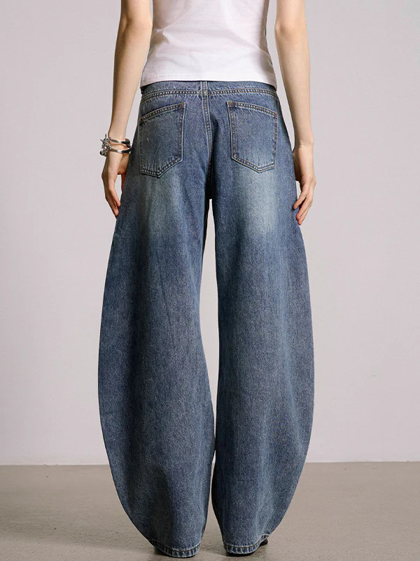 American Vintage Washed Boyfriend Jeans - Image 2