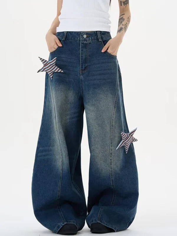 American Vintage Washed Boyfriend Jeans - Image 2