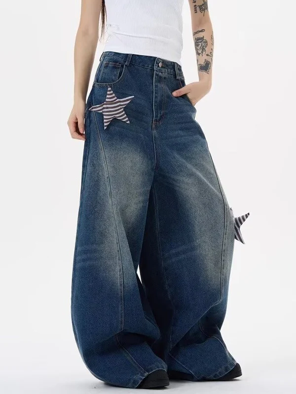 American Vintage Washed Boyfriend Jeans - Image 3