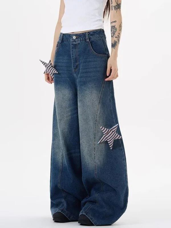 American Vintage Washed Boyfriend Jeans - Image 4