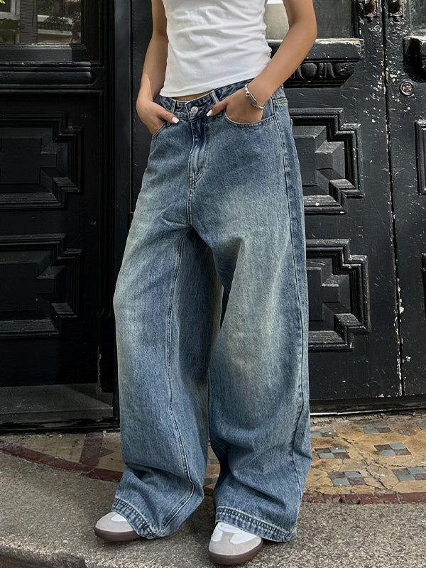 American Vintage Washed Boyfriend Jeans - Image 2