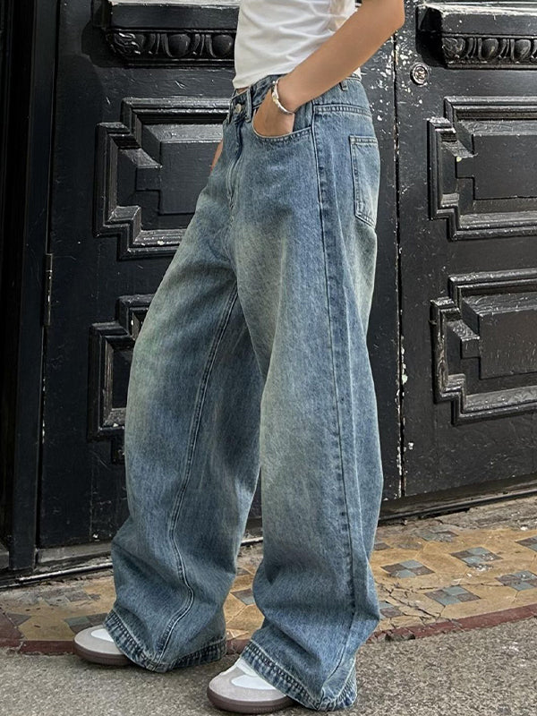 American Vintage Washed Boyfriend Jeans - Image 3