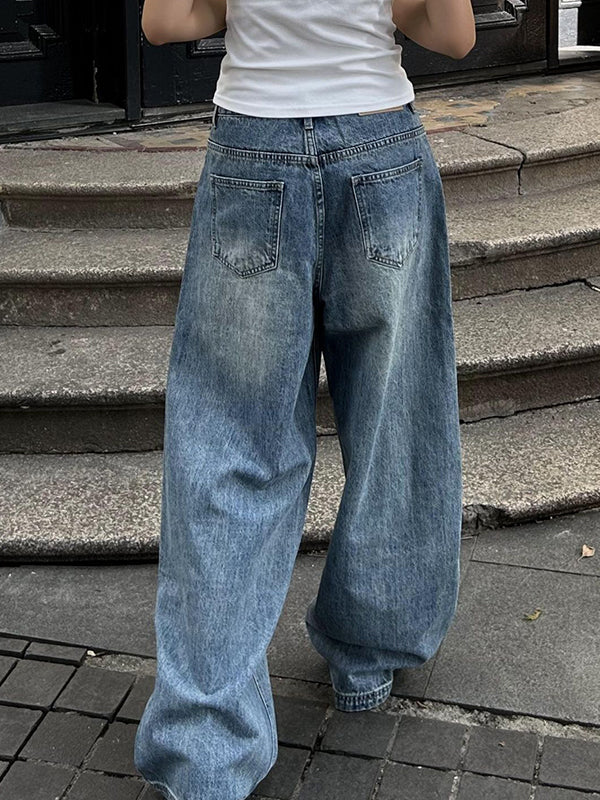 American Vintage Washed Boyfriend Jeans - Image 4