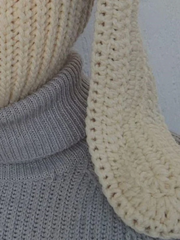 Bunny Crochet Knit Balaclava - Image 10