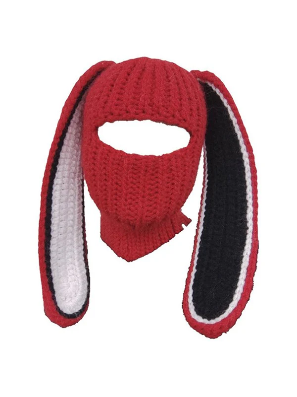 Bunny Crochet Knit Balaclava - Image 7