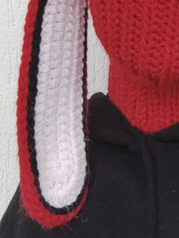 Bunny Crochet Knit Balaclava - Image 9