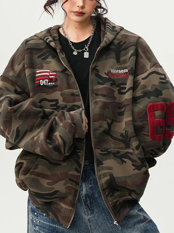 Camouflage Digital Print Jacket - Image 4