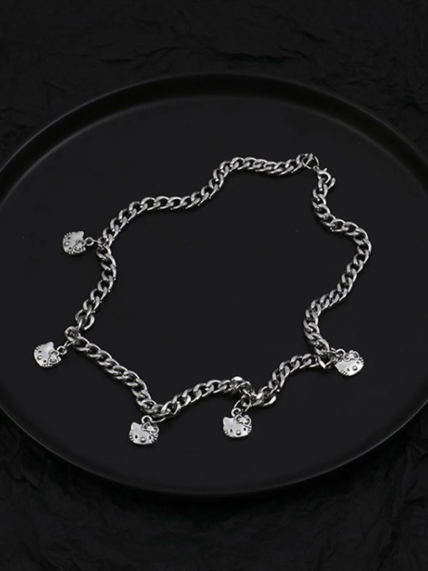 Cartoon Charm Link Chain Necklace