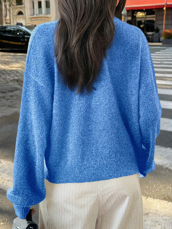 Casual Minimalist Button Cardigan - Image 9