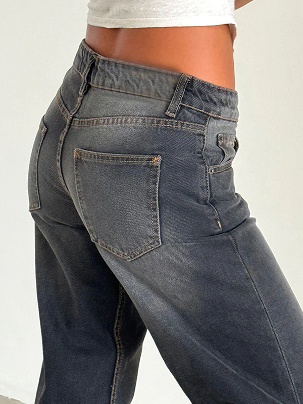 Casual Wash Boyfriend Jeans - Image 11