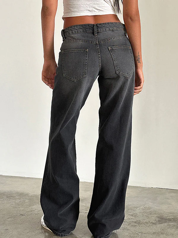 Casual Wash Boyfriend Jeans - Image 7