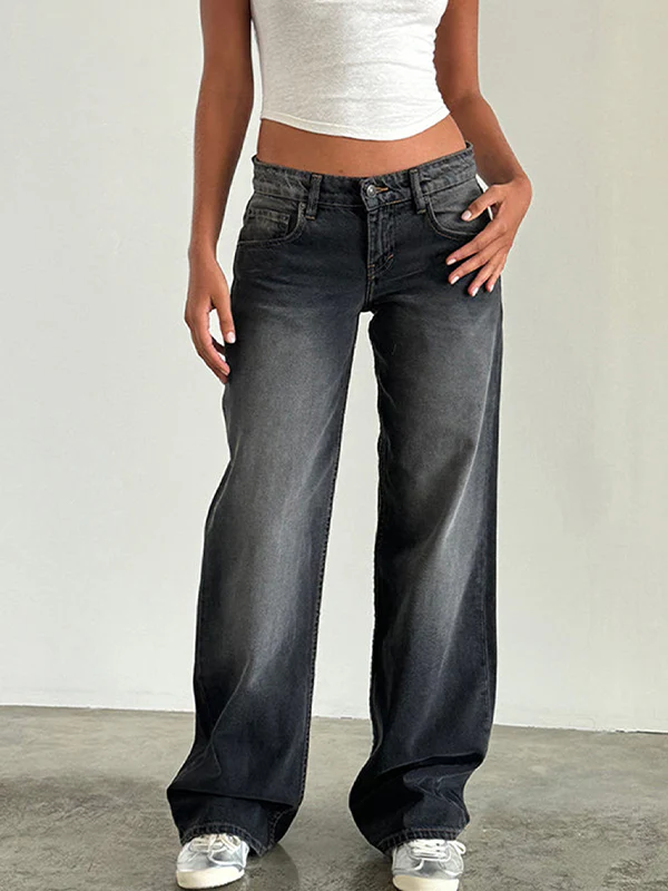 Casual Wash Boyfriend Jeans - Image 8